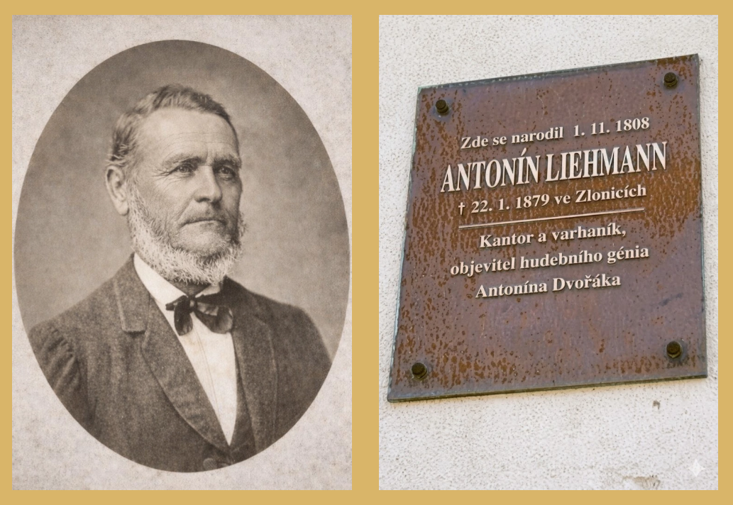Antonín Liehmann a pamětní deska na Tubožském dvoře